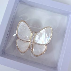 Butterfly Shell Brooch